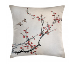 Style Art Birds Pillow Cover