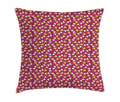 Graphical Flying Bugs Pillow Cover