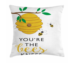 You're the Bees Knees Pillow Cover