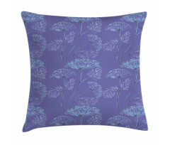 Flowers Sprigs Fennel Art Pillow Cover
