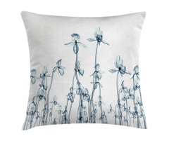 Orchids Floral Photo Pillow Cover