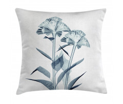Flowers X-Ray Vision Pillow Cover