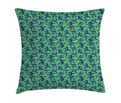 Whimsical Flying Ducks Pattern Pillow Cover