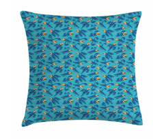 Surreal and Whimsical Birdies Pillow Cover