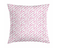 Brushstroke Soft Polka Dots Pillow Cover