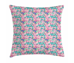 Modern Complex Polygons Pillow Cover