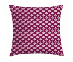 Petals with Hearts Pillow Cover