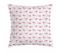 Tropic Birds and Spots Pillow Cover