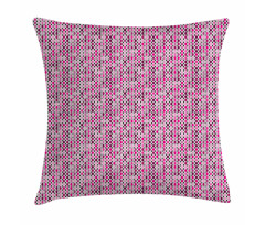 Oval Connected Pattern Pillow Cover