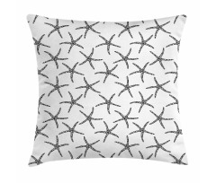 Marine Design of Starfish Pillow Cover