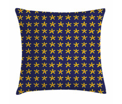 Primitive Style Stars Art Pillow Cover
