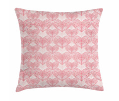 Zentangle Art Love Themed Pillow Cover