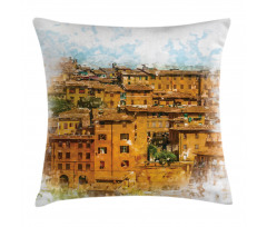 Historic Italian Town Pillow Cover