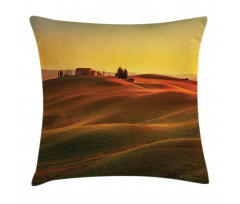 Mediterranean Old House Pillow Cover