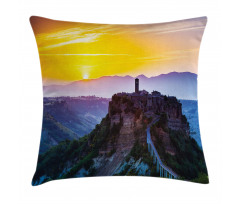Historical Castle Town Pillow Cover