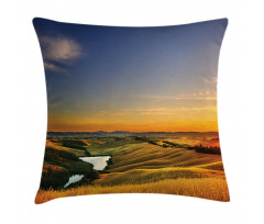 Mediterranean Valley Pillow Cover