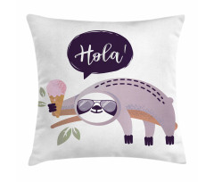 Hola Ice Cream Chilling Pillow Cover