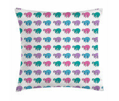 Rhythmic Lazy Animal Pillow Cover