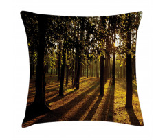 Summertime Forest Tree Pillow Cover
