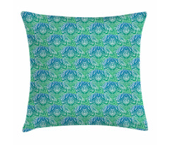 Ornamental Orient Motifs Pillow Cover