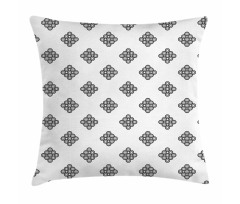 Circles Squares Formation Pillow Cover