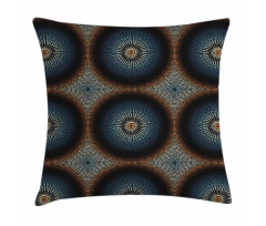 Bohemian Round Dots Design Pillow Cover