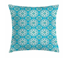 Star Like Art Deco Motifs Pillow Cover