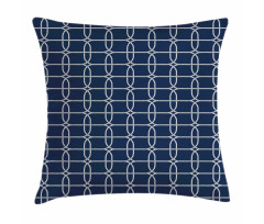 Bicolored Maritime Motif Pillow Cover