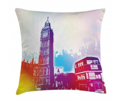 Historical Big Ben UK Pillow Cover
