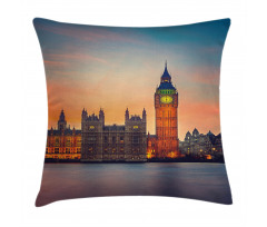 Big Ben and Parliament Pillow Cover