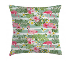 Exotic Hawaiian Leaf Pillow Cover