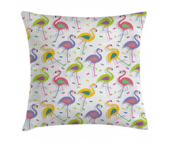 Retro Colorful Pattern Pillow Cover