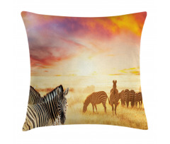 South Wild Zebra Pillow Cover