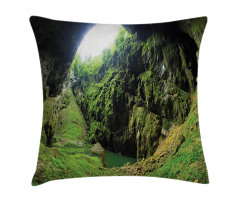 Punkevni Cave in Czech Pillow Cover