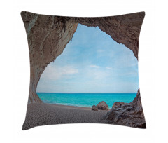 Mediterranean Beach Pillow Cover