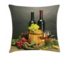 Themed Bottles France Pillow Cover