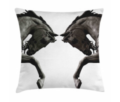 Abstract Horse Pillow Cover