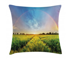 Wheat Field Nature Pillow Cover