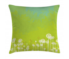 Wild Dandelion Blossoms Pillow Cover