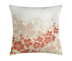 Hawaii Flowers Tropical Pillow Cover