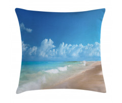 Tropical Ocean Waves Pillow Cover