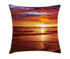 Sea Sunset Twilight Pillow Cover