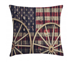 Antique American Flag Pillow Cover