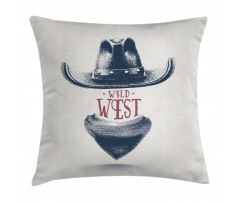 Wild West Cowboy Hat Pillow Cover
