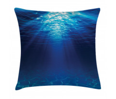 Sandy Seabed Sea Scene Pillow Cover