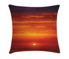 Morning Sunrise Ocean Pillow Cover