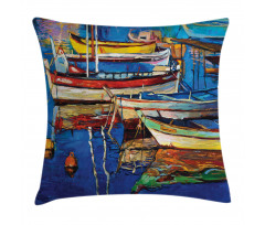 Shore at Warm Sunset Pillow Cover