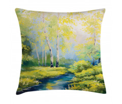 Pastoral Forest Woods Pillow Cover