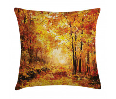 Autumn in Relax Forest Pillow Cover