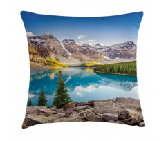 Calm Lake and Mountain Pillow Cover